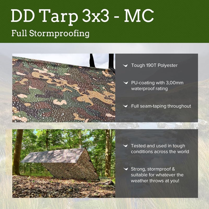 DD HAMMOCKS - DD Tarp 3x3 - MC: 10ft x 10ft - Image 3